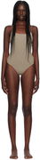 TOTEME Women's Smocked One-Piece Swimsuit