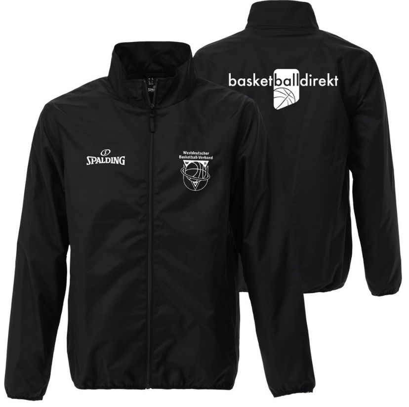Vetrovka Spalding WBV Referee Jacket Čierna | 40222003-black-xl