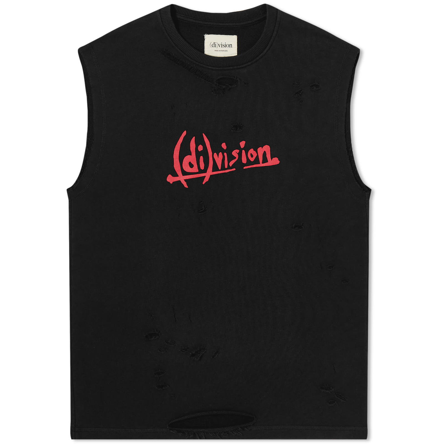 Tielko (di)vision Distressed Tank Top Čierna | 02SS23, 0