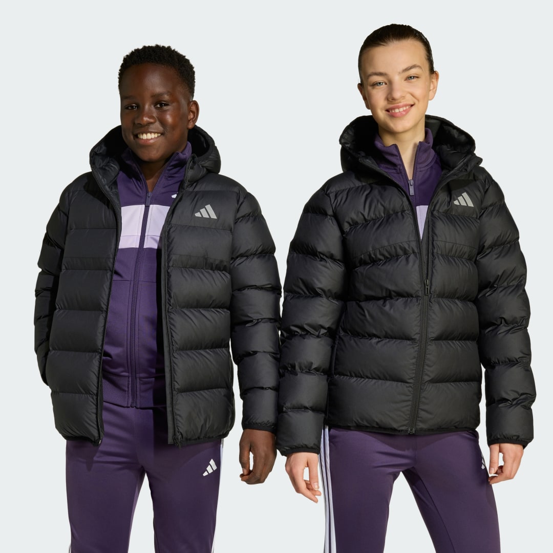 Bunda adidas Performance Kids' Padded Jacket Čierna | JL7430, 0