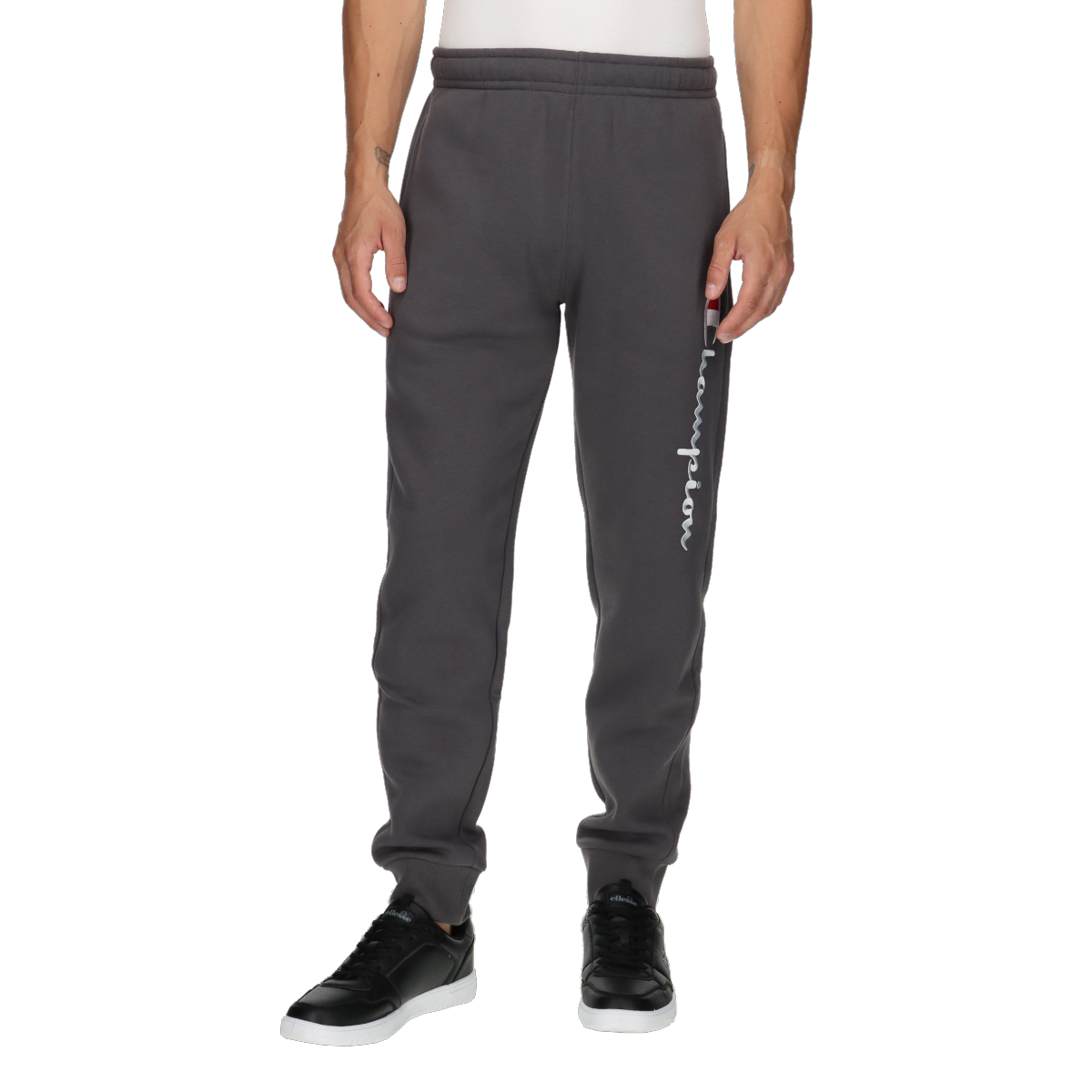 Tepláky Champion Ribbed Cuff Sweatpants Šedá | 219418-ES508, 0