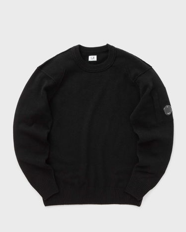 Sveter C.P. Company LAMBSWOOL GRS CREW NECK KNIT Čierna | 17CMKN047A110149A-999, 0