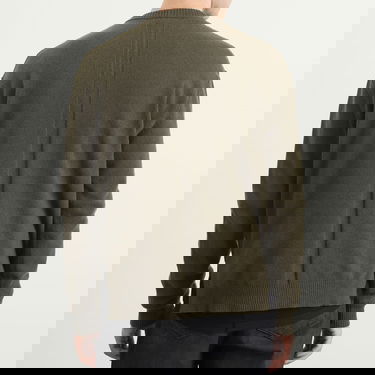 Sveter Rick Owens Rick Owens Knit Crew Sweater Zelené | RU02E1684-WSBR-25, 3