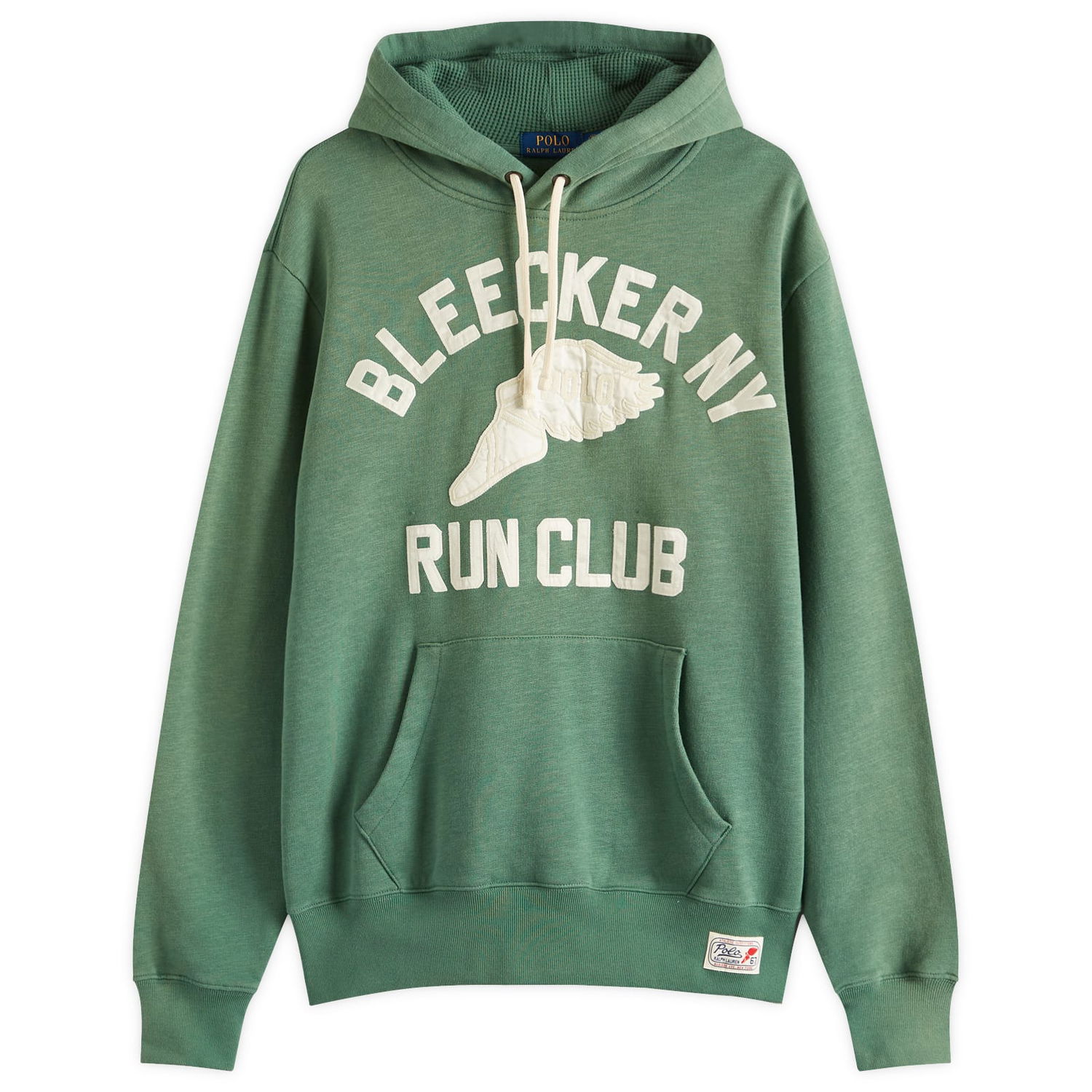Mikina Polo by Ralph Lauren Ralph Lauren Bleecker Run Club Hoodie Zelené | 710964984002, 1