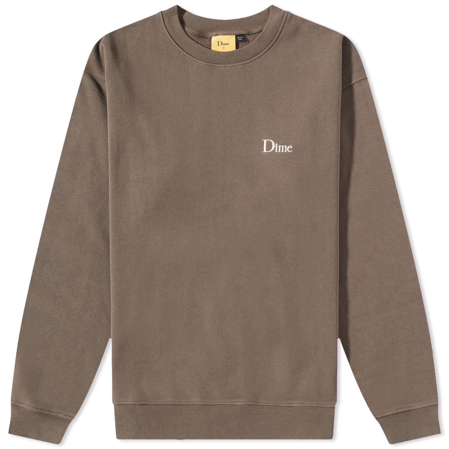 Sveter Dime Classic Small Logo Crewneck Hnedá | DIMESU2315DRI, 0