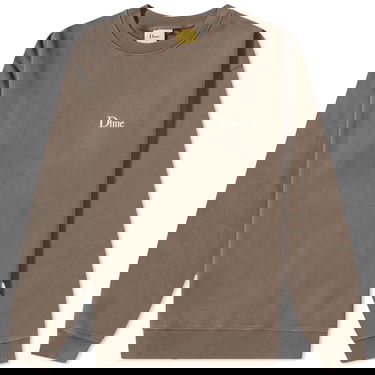 Sveter Dime Classic Small Logo Crewneck Hnedá | DIMESU2315DRI, 0