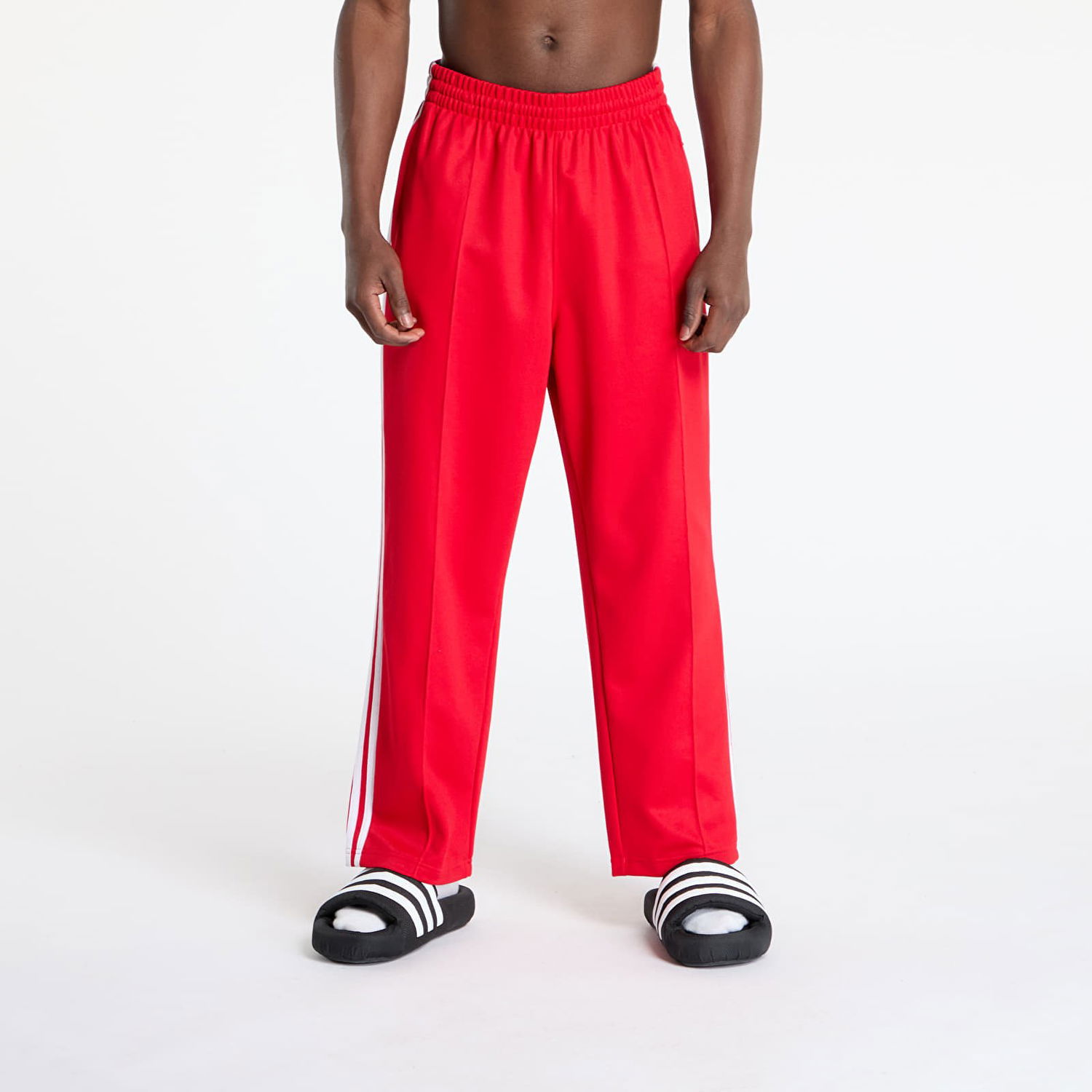 Tepláky adidas Originals Adicolor Firebird Baggy Fit Track Pants Červená | IZ2471, 0