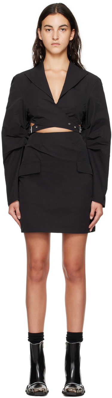 Šaty Han Kjøbenhavn Han Kjobenhavn Wrap Mini Dress Čierna | W-132771, 0