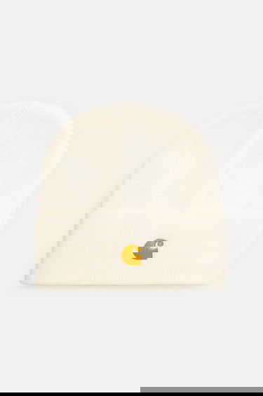Kulicha Carhartt WIP Chase Knitted Beanie with Embroidered Logo Biela | I026222.0SHXX, 0