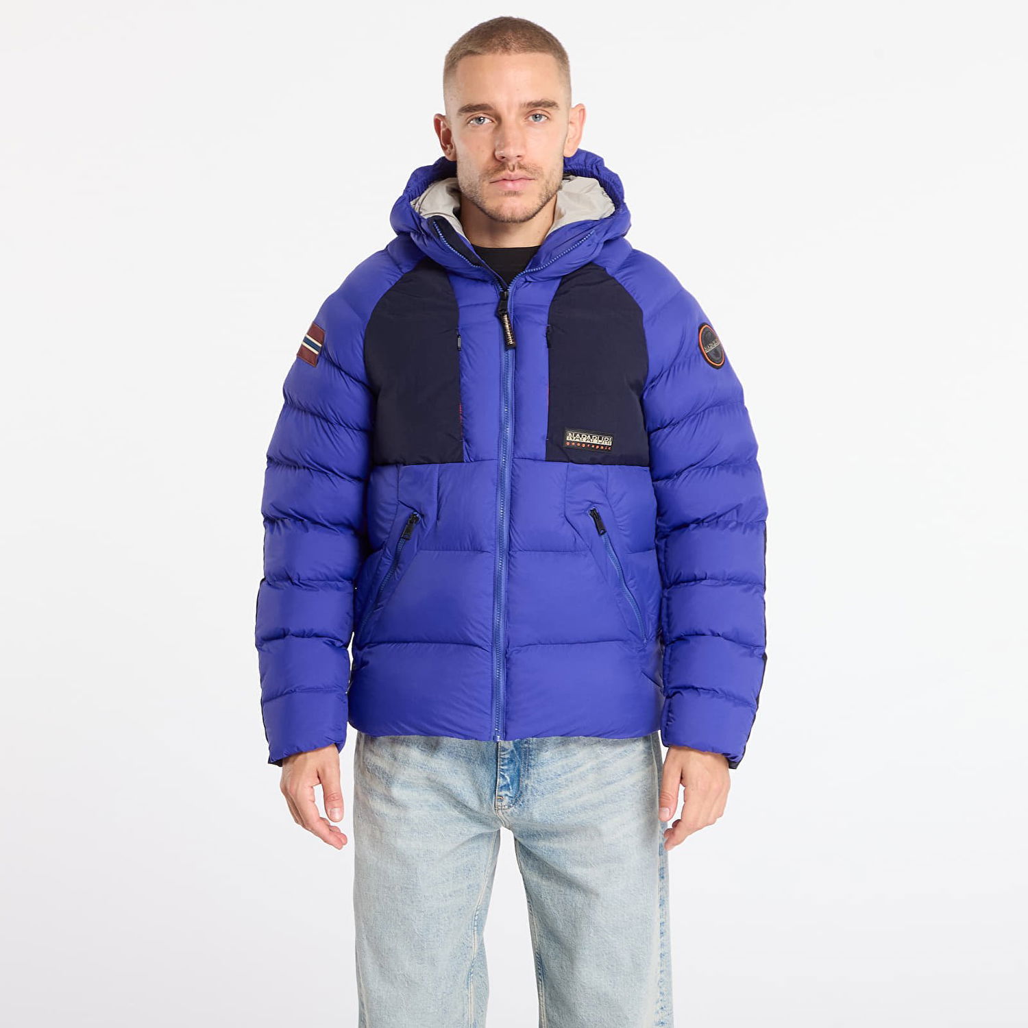 Prešívaná bunda Napapijri A-Moesa Puffer Jacket Modrá | NP0A4I1RB3B1, 0
