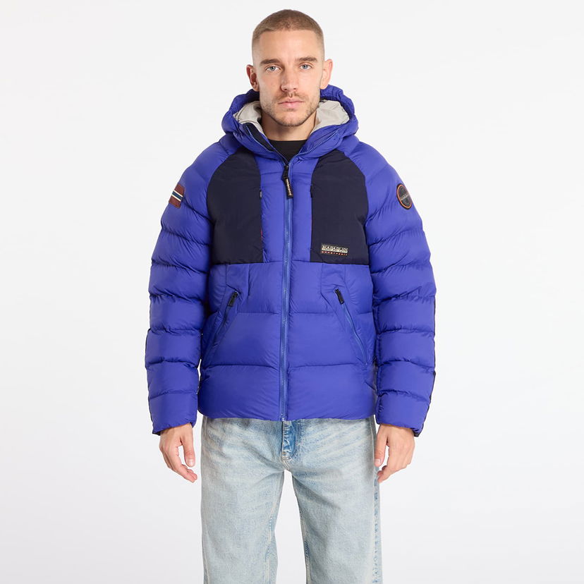 Prešívaná bunda Napapijri A-Moesa Puffer Jacket Modrá | NP0A4I1RB3B1