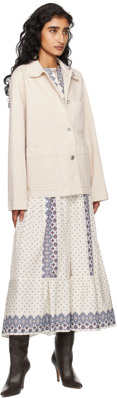 Bunda Max Mara Weekend Max Mara Classe Denim Jacket Biela | 2525046071600, 3