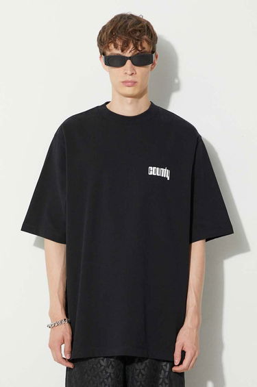 Tričko Marcelo Burlon Disco God T-Shirt Čierna | CMAA054F23JER0091001, 0