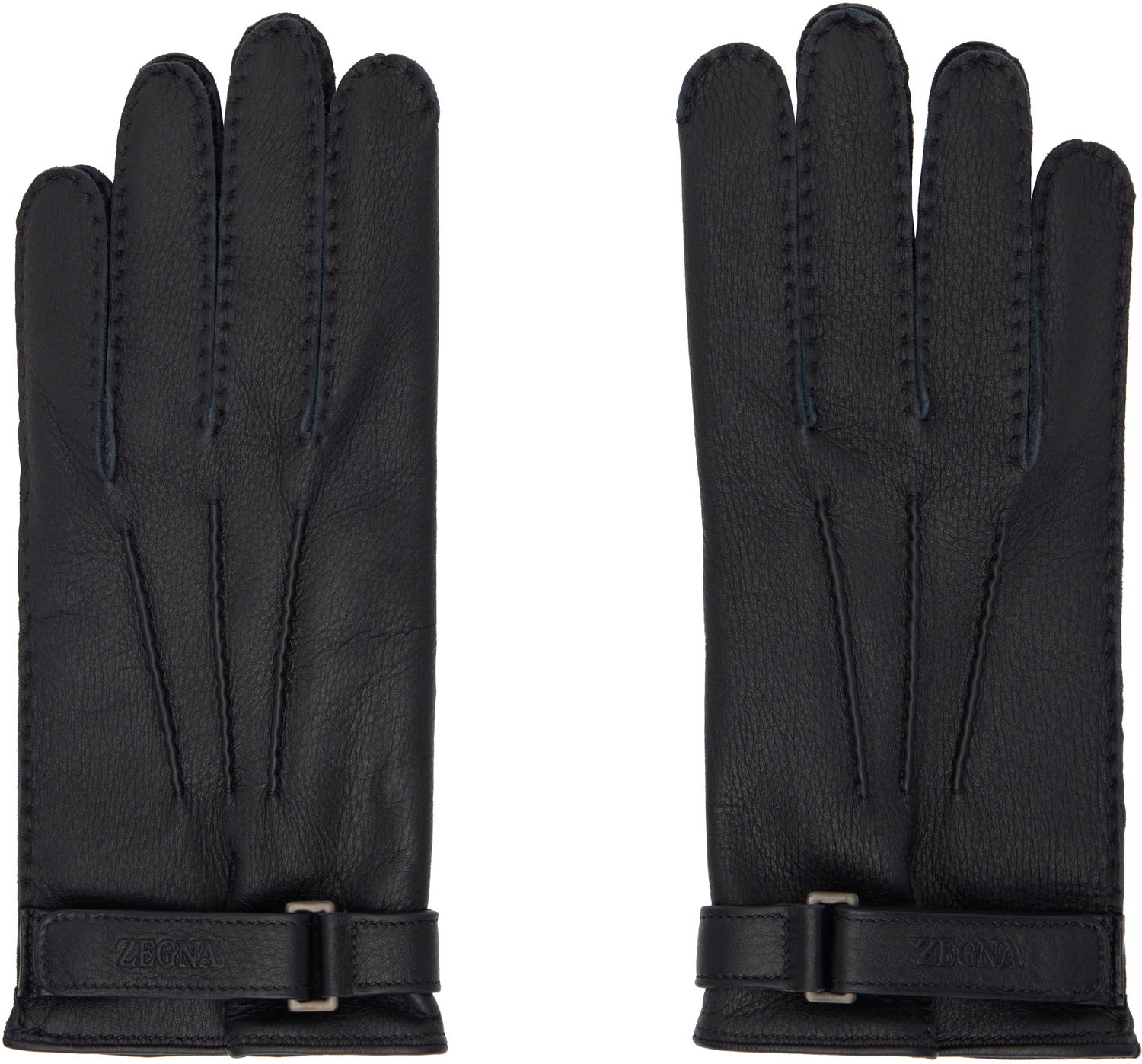 Rukavice ZEGNA Deerskin Gloves Čierna | Z4G00G-G40, 0