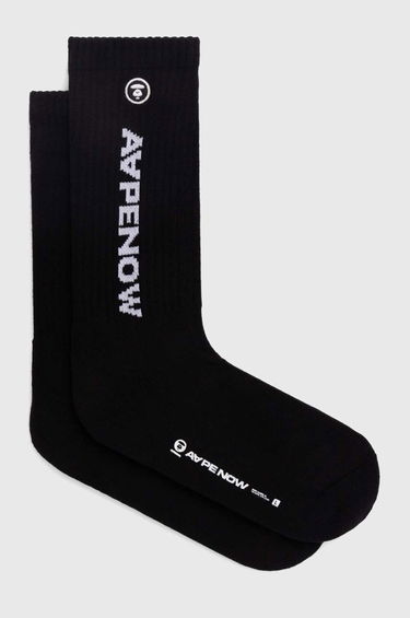 Ponožky AAPE by A Bathing Ape AAPE Socks Čierna | AAPSOM4867XXM, 0