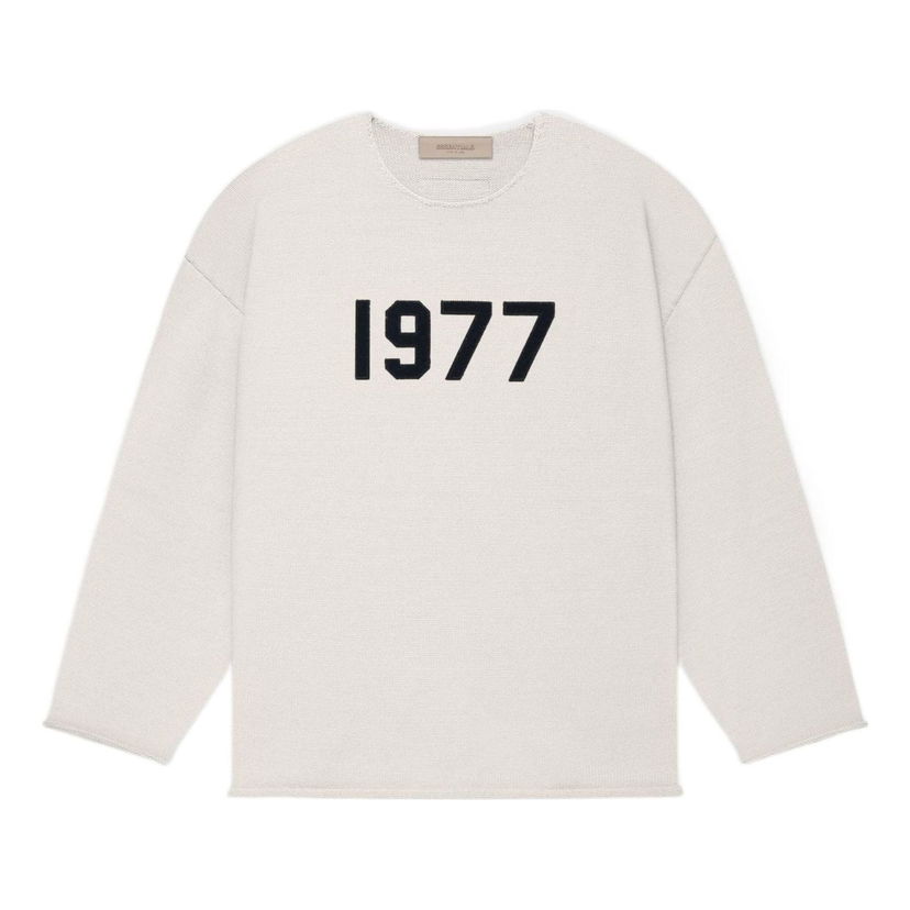 Sveter Fear of God Essentials 1977 Raw Edge Sweater Béžová | FOG-SS22-121