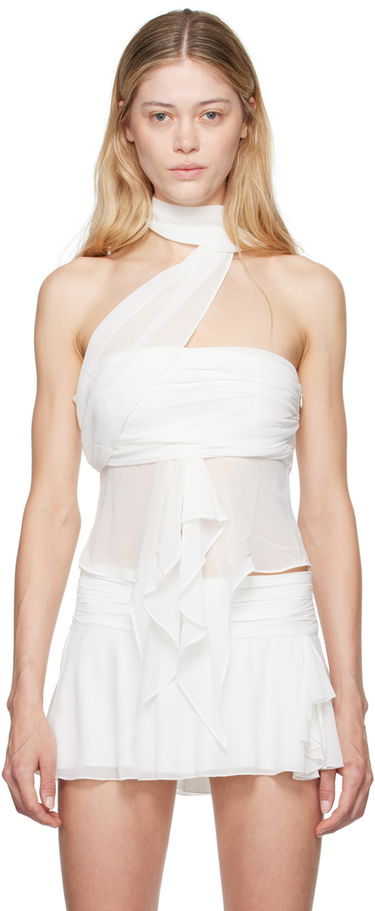 Sukňa GUIZIO Guizio Wrap Around Tank Top Biela | P24119W096, 0