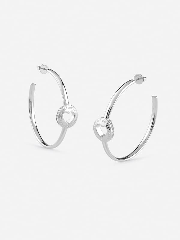 Náušnice GUESS Earrings Šedá | JUBE03346JW, 0