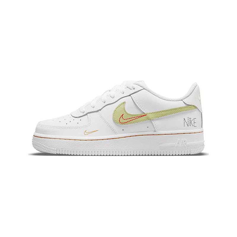 Tenisky a topánky Nike Air Force 1 LV8 "Bright Crimson/ Lime Ice" GS Biela | DN8000-100, 0