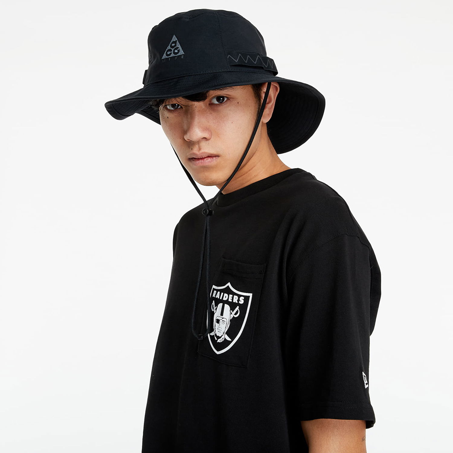 Tričko New Era NFL Box Logo Tee Las Vegas Raiders Čierna | 12553287, 0