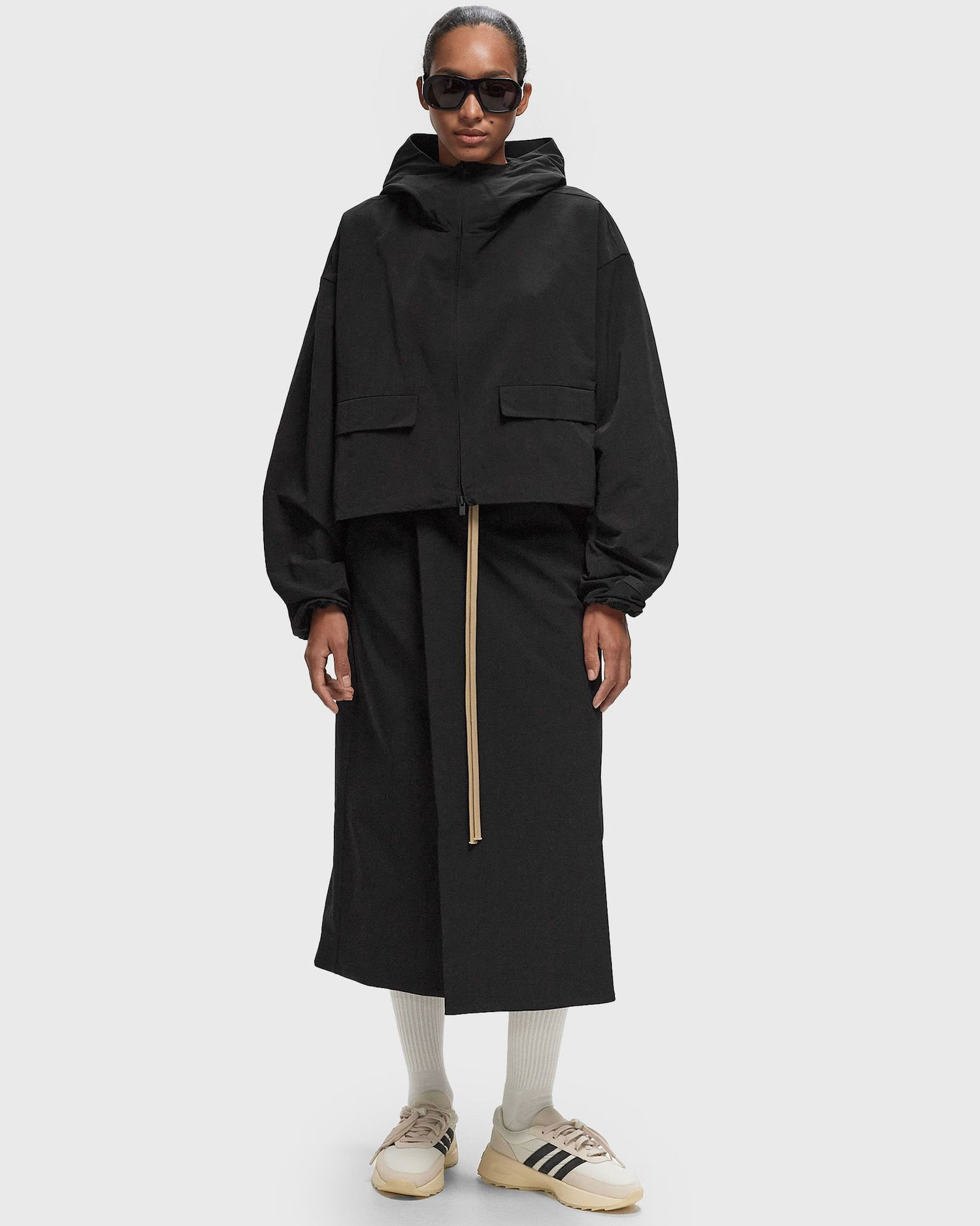 Mikina Fear of God Essentials Cropped Hooded Anorak Čierna | 202BT245280FW-001, 1
