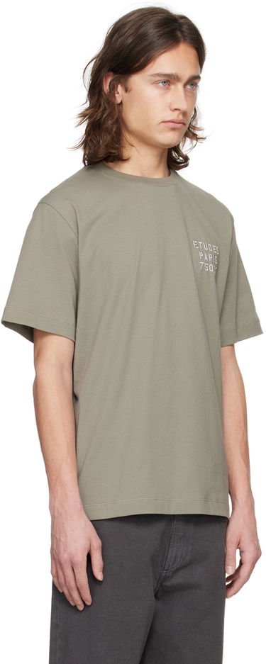 Tričko Études Wonder Small Stencil T-Shirt Zelené | E24MM103A01083, 1