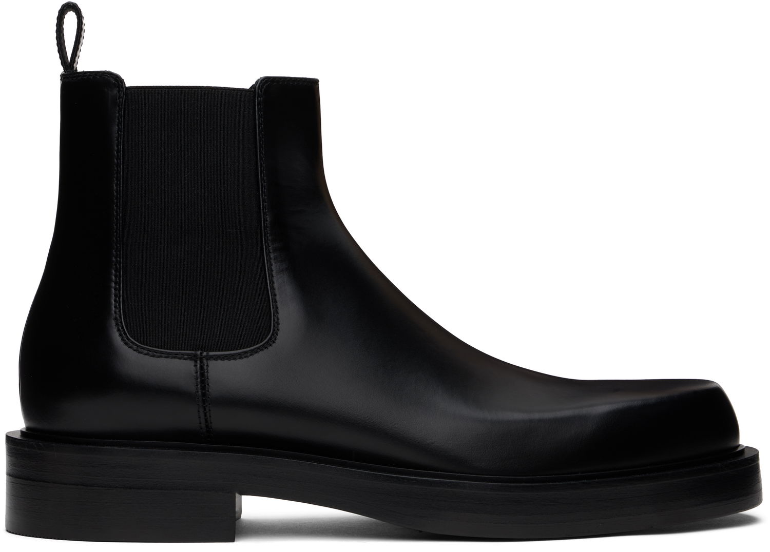 Tenisky a topánky LANVIN Banjo Leather Ankle Boots Čierna | FM-BOGI03-CARA-A24, 0