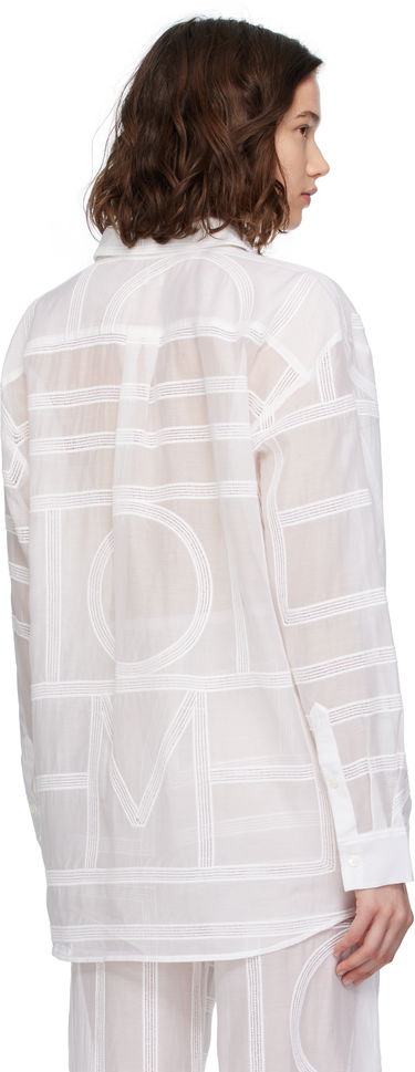 Košeľa TOTEME TOTEME Classic Crochet Shirt Biela | 253-WRT0480-FB0441, 2