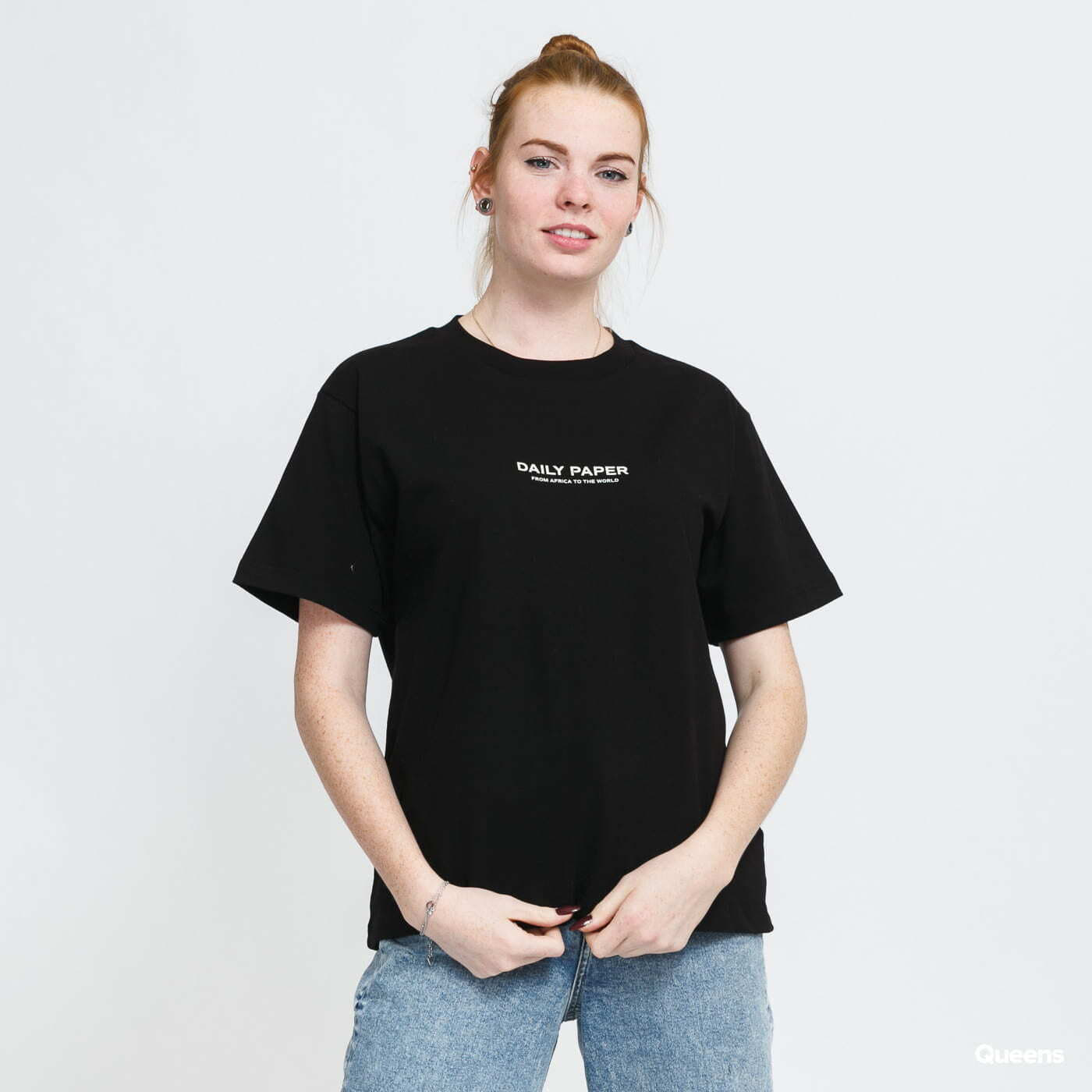Tričko DAILY PAPER Hosten Globe Tee Čierna | 076302, 0