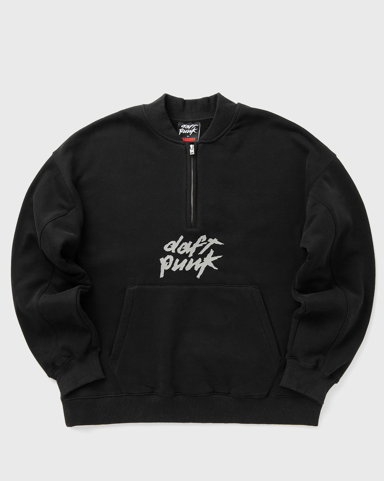 Mikina Pleasures Daft Punk Primetime Quarter Zip Sweatshirt Čierna | P25DP006-BLACK, 0