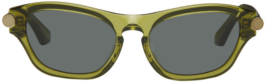 Slnečné okuliare Burberry Tubular Oval Sunglasses Zelené | 0BE4430U 41188755 8056262085851, 0