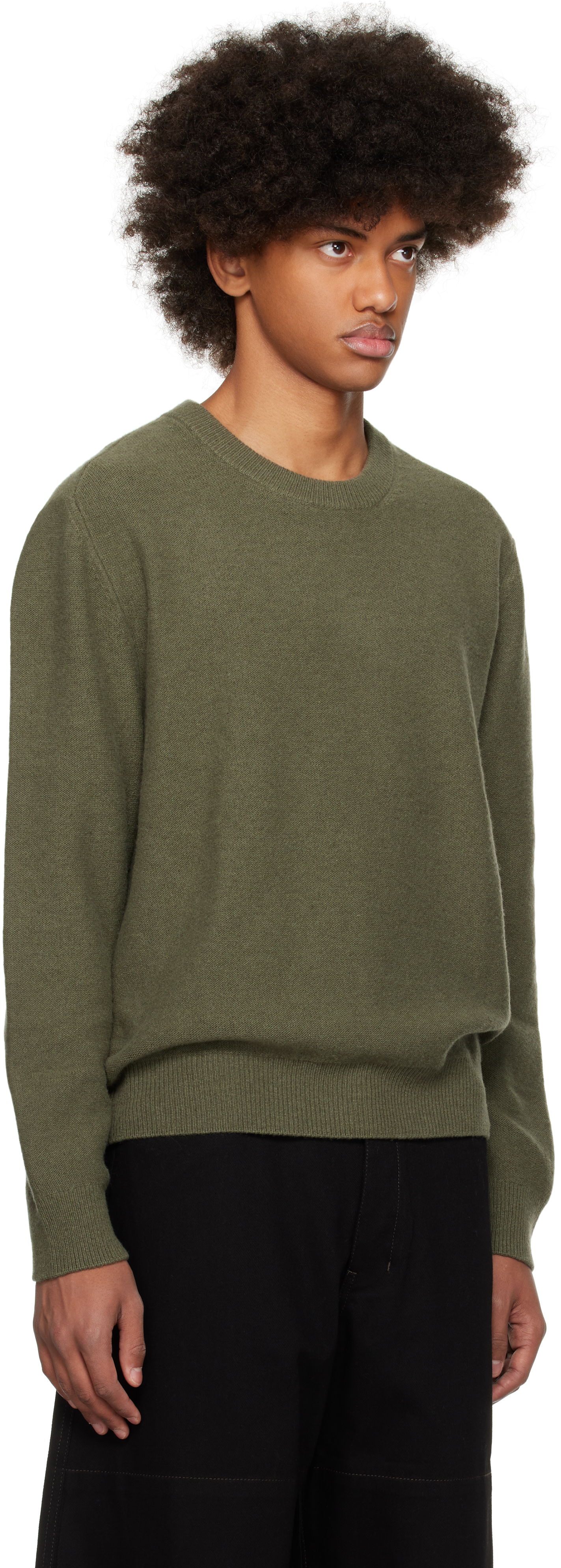 Sveter LEMAIRE Crew Neck Sweater Zelené | TO1254 LK1026, 1