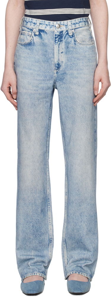 Džínsy rag & bone Rag & Bone Women's Miramar Terry Shea Lounge Pants Modrá | WCW24H70028202, 0