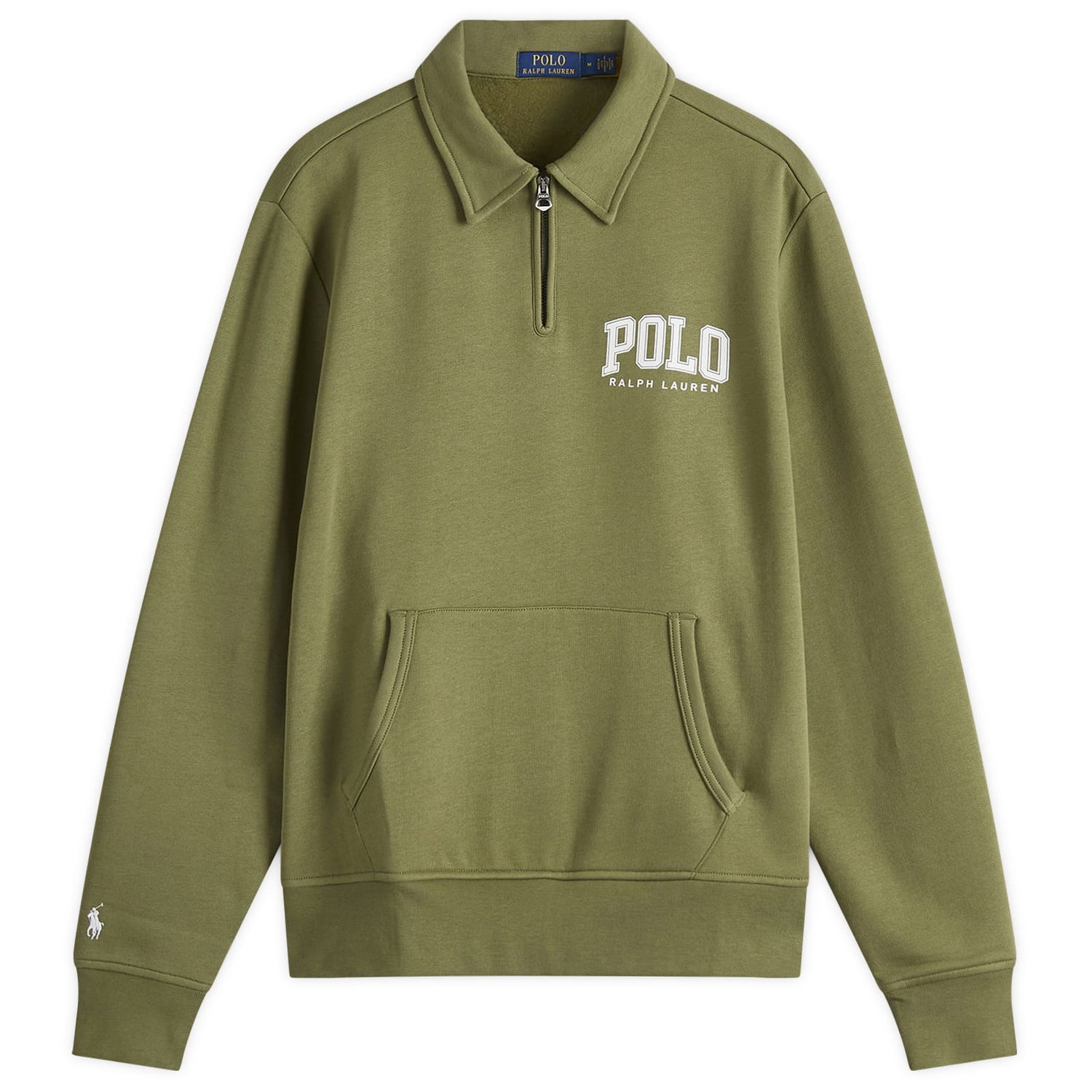 Mikina Polo by Ralph Lauren Polo Ralph Lauren Arch Applique Half Zip Sweatshirt Zelené | 710967732003, 1