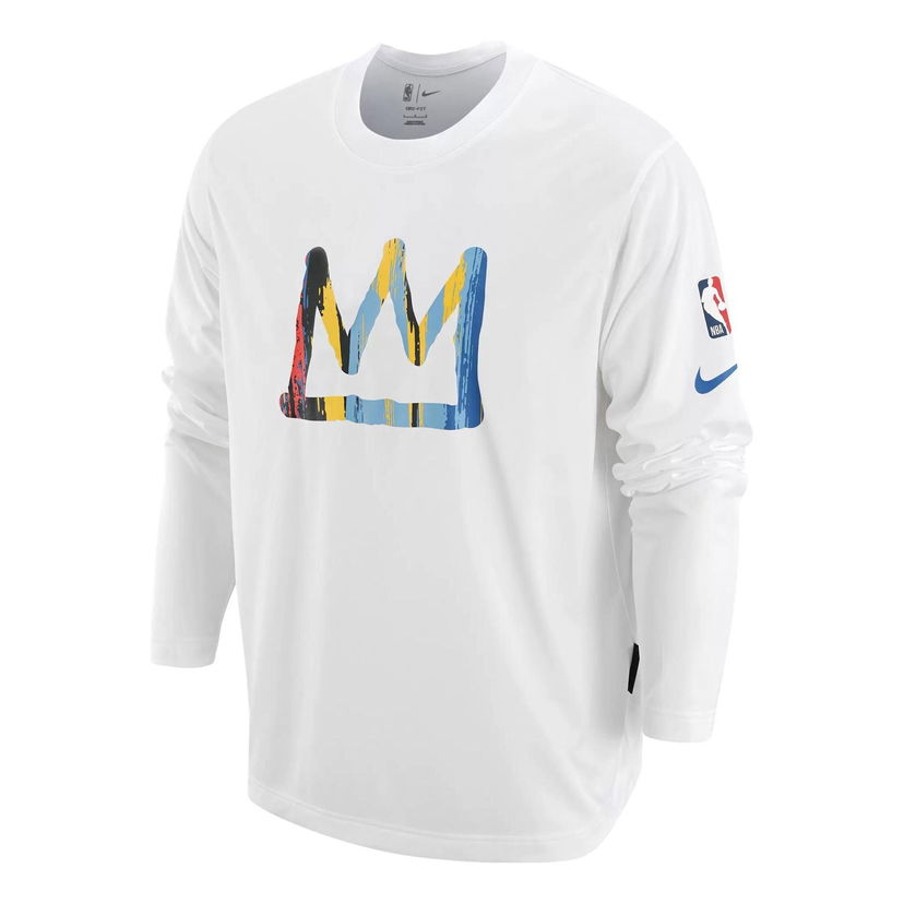 Mikina Nike NBA  Long Sleeve T-Shirt Biela | DR2182-100