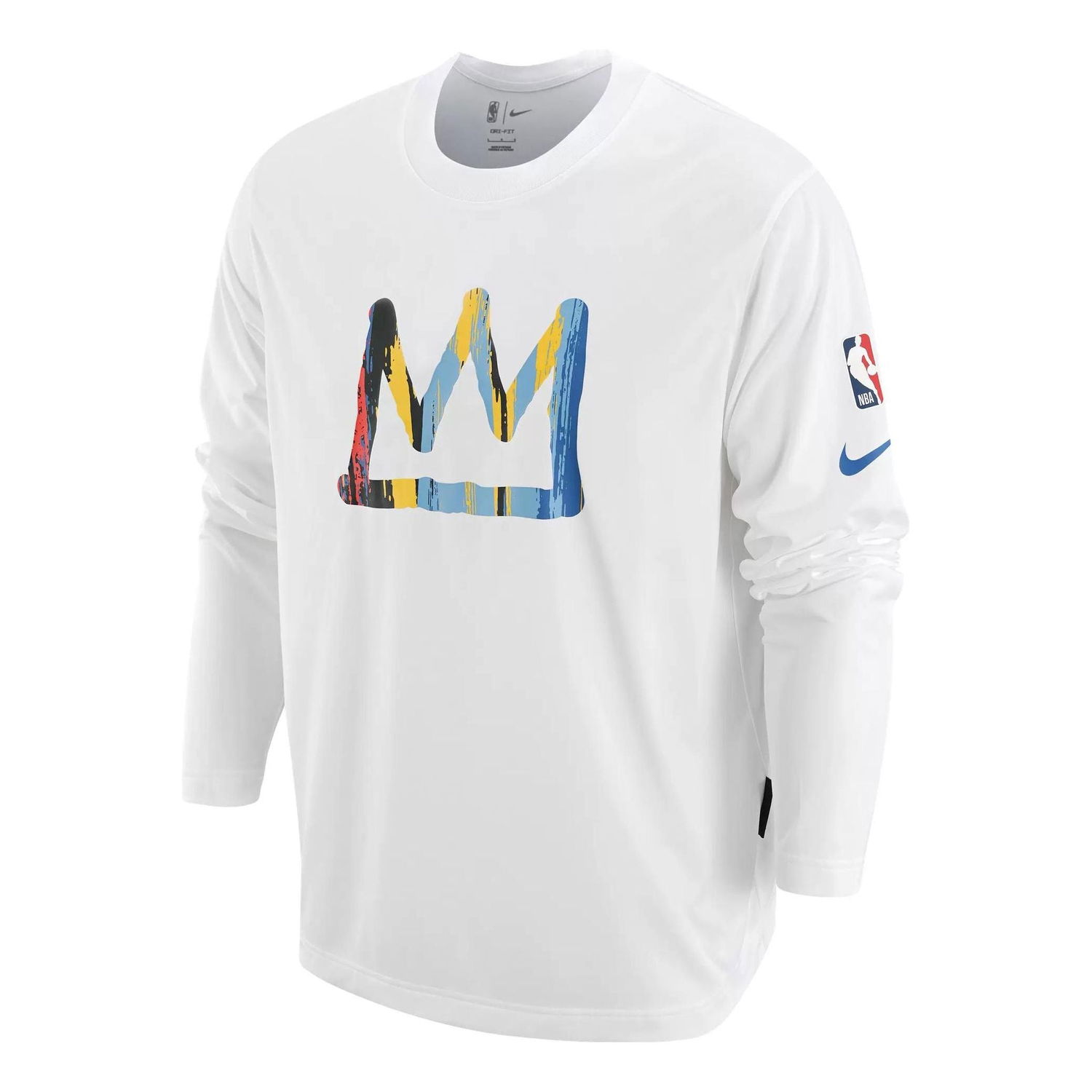 Mikina Nike NBA Long Sleeve T-Shirt Biela | DR2182-100, 0