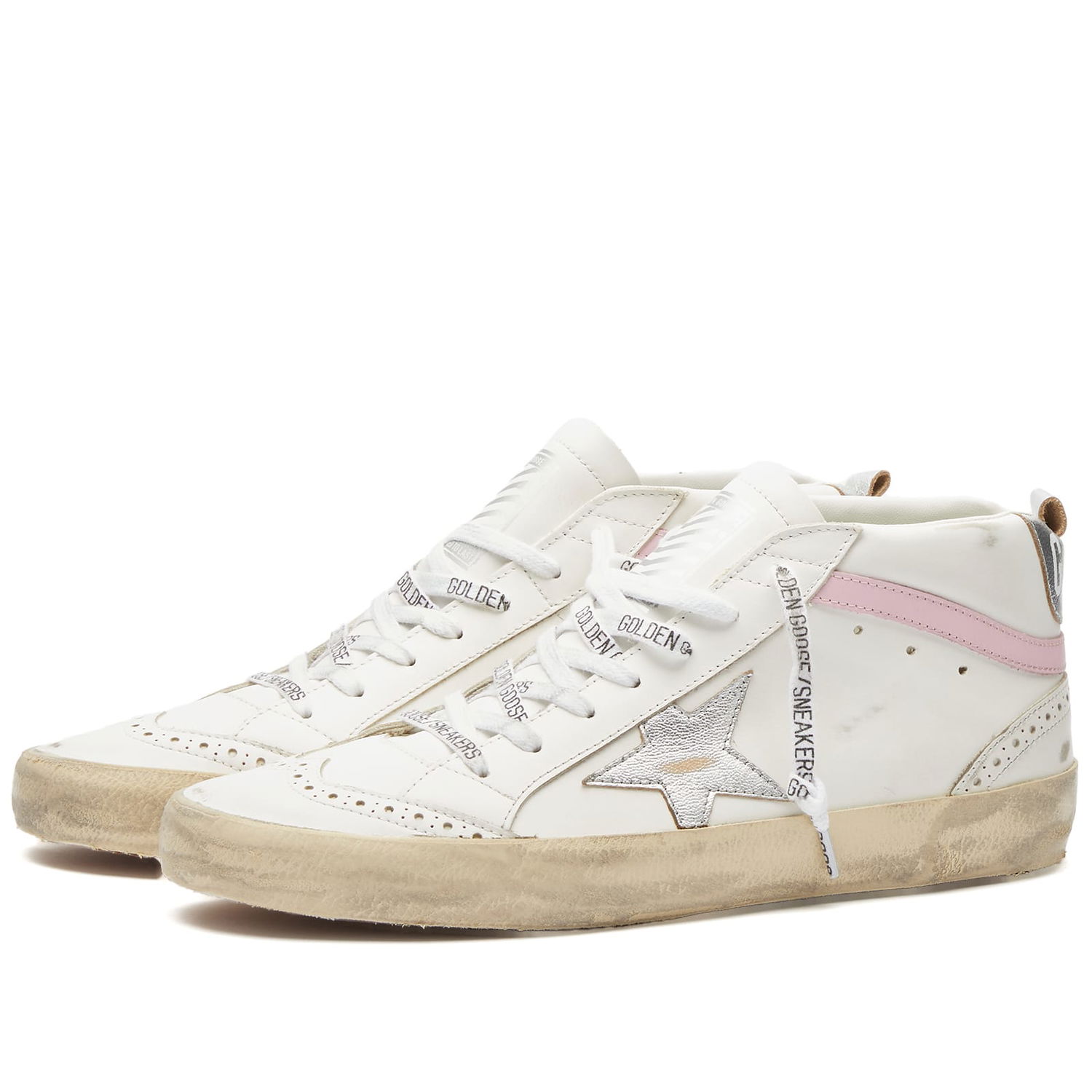 Tenisky a topánky Golden Goose Mid Star Leather Biela | GWF00122-F005413-11115, 0