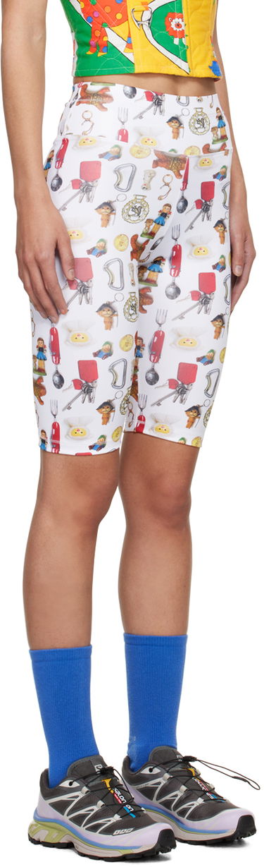 Legíny Chopova Lowena Printed Bike Shorts Biela | 4096, 1