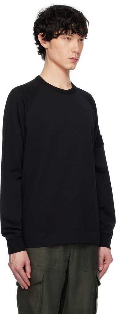 Sveter Stone Island Stone Island Garment Dyed Sweatshirt Čierna | K1S15 6100011 S00F3, 1