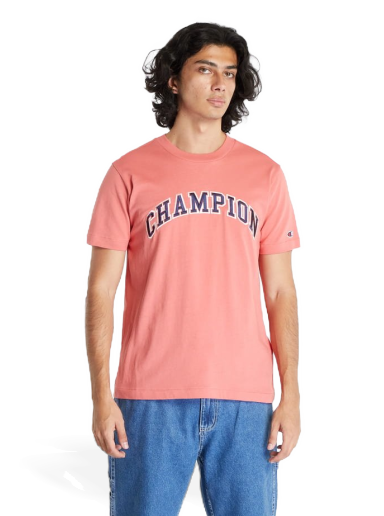 Tričko Champion Crewneck T-Shirt Ružová | 219180 CHA RS050