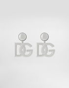 Metal DG Logo Earrings