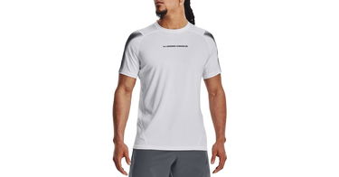 Tričko Under Armour HG Armour Nov Fitted Tee Biela | 1377160-100, 1