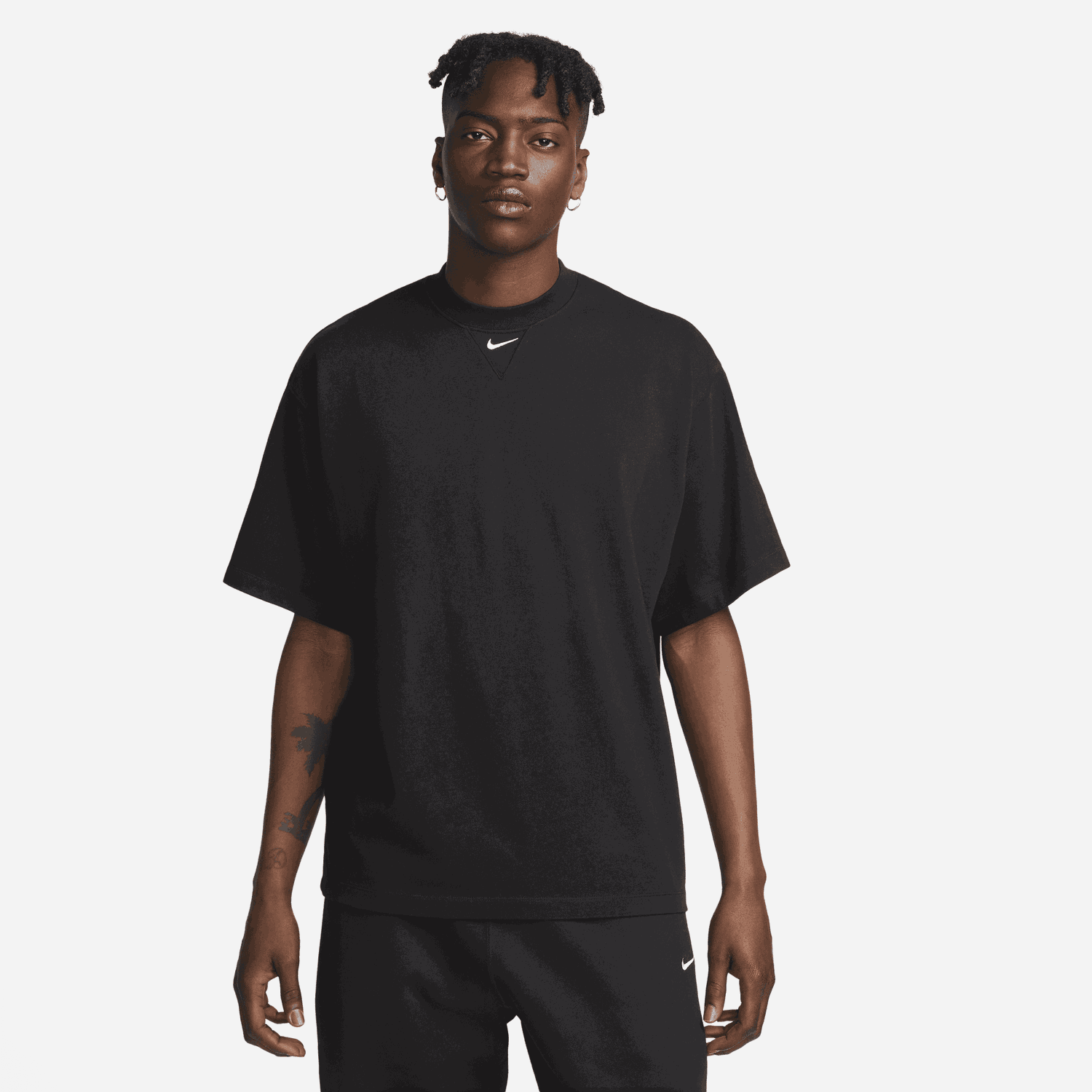 Tričko Nike Solo Swoosh Čierna | FB7865-010, 0