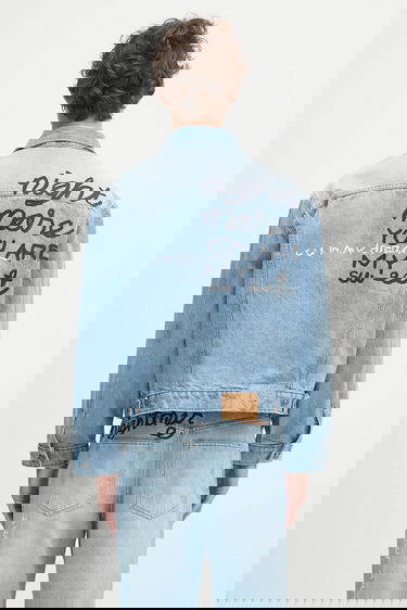 Bunda Sky High Farm Sky High Farm Sweet Dreams Denim Jacket Modrá | SHF07J003, 2