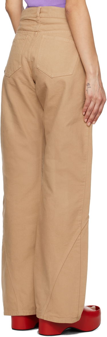 Cargo nohavice JW Anderson JW Anderson Twisted Workwear Trousers Béžová | TR0384-PG1744, 2