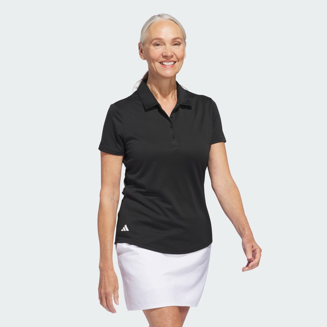 ]Solid Performance Short Sleeve Polo Shirt