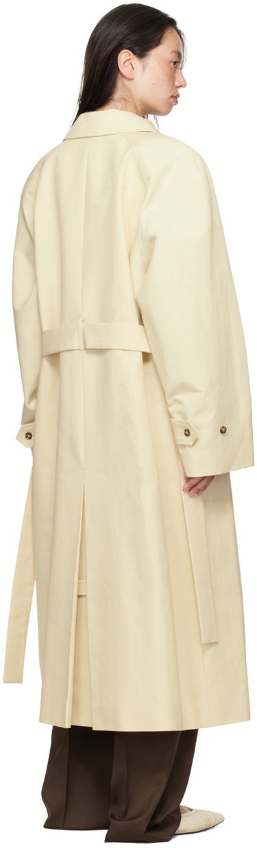 Trenčkot Loulou de Saison Loulou de Saison Kamina Double-Breasted Trench Coat Béžová | KAMINA, 2