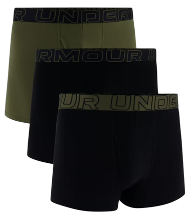Boxerky Under Armour Under Armour SOLID 3" Boxer Shorts (3-Pack) Zelené | 1383891-005, 0