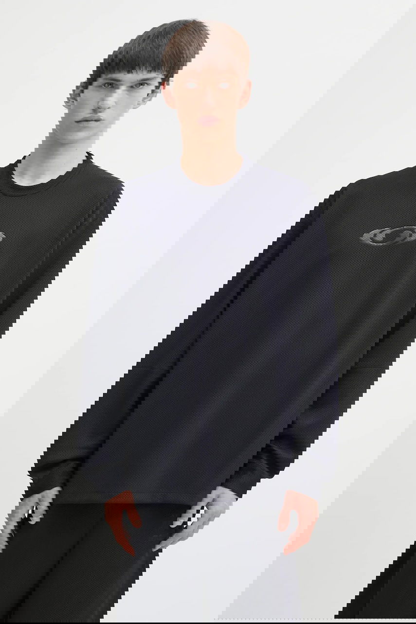 Tričko Maison Margiela MM6 Maison Margiela x Salomon Collaboration Long-sleeved Textured T-shirt Čierna | SH0NH0020.M20139.899, 0