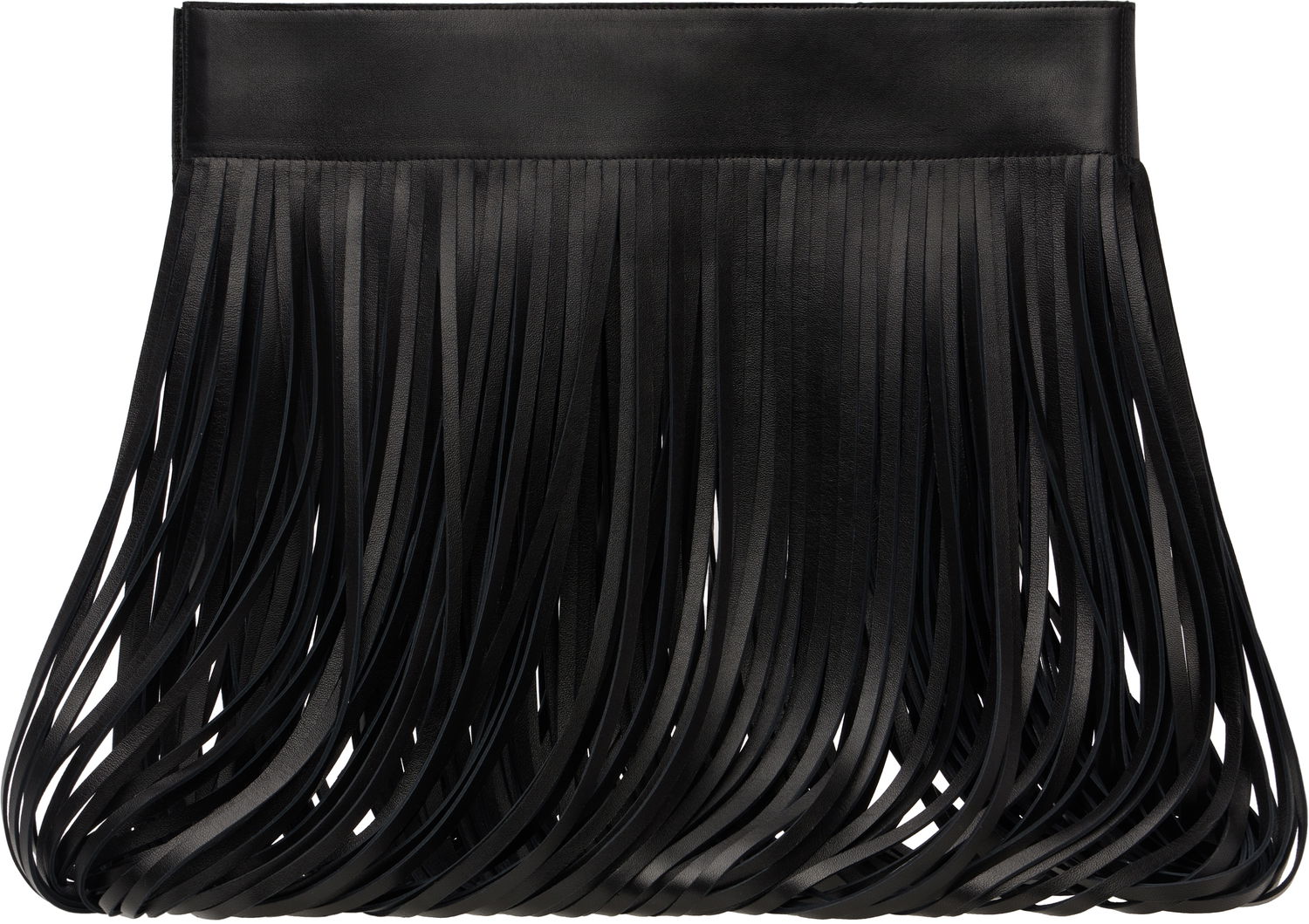 Opasok Alaïa ALAÏA Fringed Leather Waist Belt Čierna | AA9J05546C228, 1
